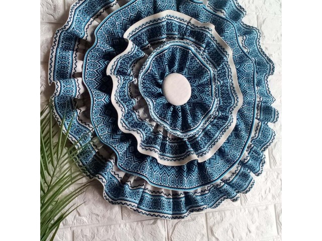 Панно на стіну в українському стилі «Блакитна мрія». Ручна робота