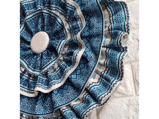 Панно на стіну в українському стилі «Блакитна мрія». Ручна робота