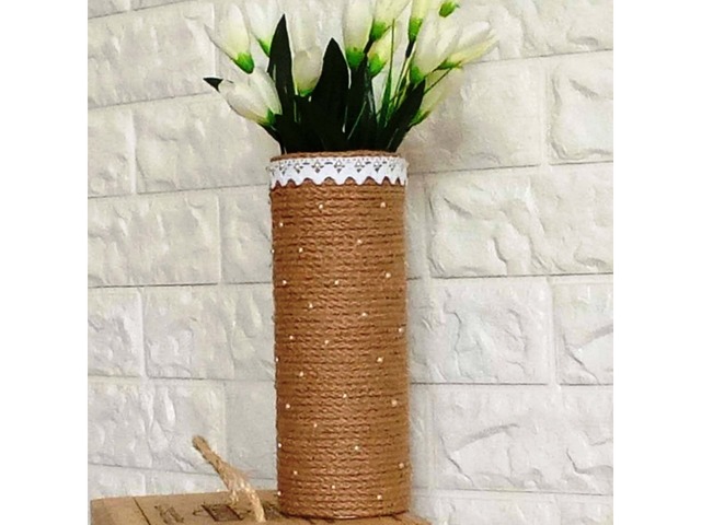 Декоративна ваза у стилі рустик