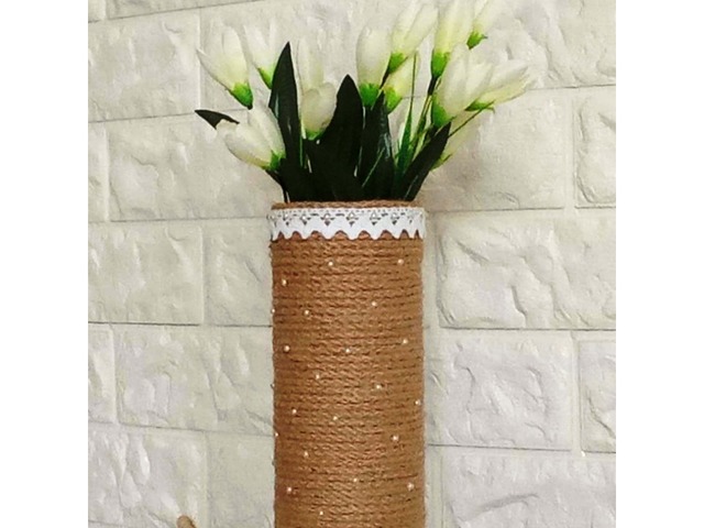 Декоративна ваза у стилі рустик