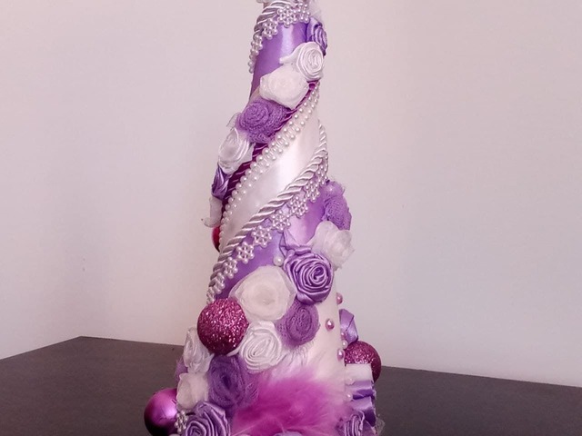 Міні новорічна ялинка ручної роботи