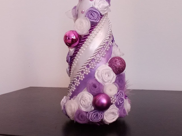 Міні новорічна ялинка ручної роботи