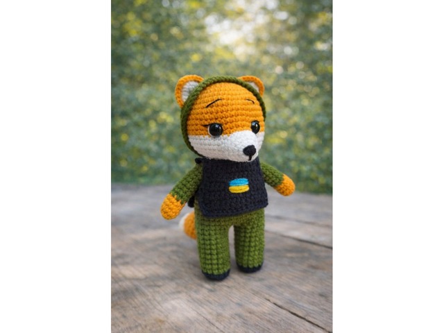 В'язані іграшки, талісмани, воїни зсу, ручна робота