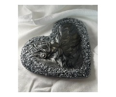 Декоративна підставка *Серце* з епоксидної смоли для прикрас, свічок.