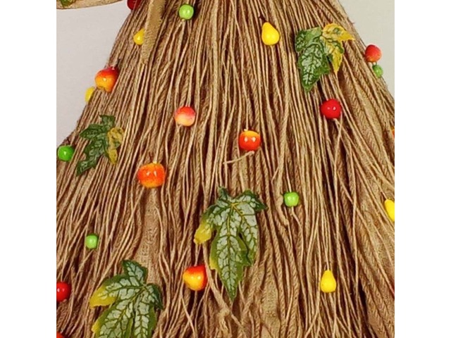 Інтер’єрна текстильна лялька “Садова фея” (120 см) – етно декор ручної роботи