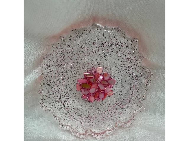 Набір підставок з епоксидної смоли під чашки, келихи.