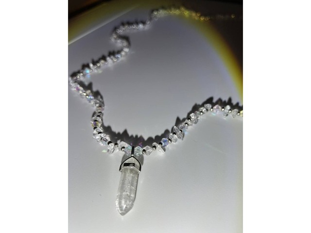 намисто з гірського кришталю