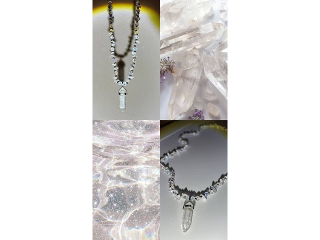 намисто з гірського кришталю