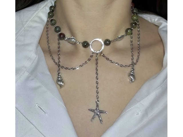 Прикраса із намистин Морські Скарби