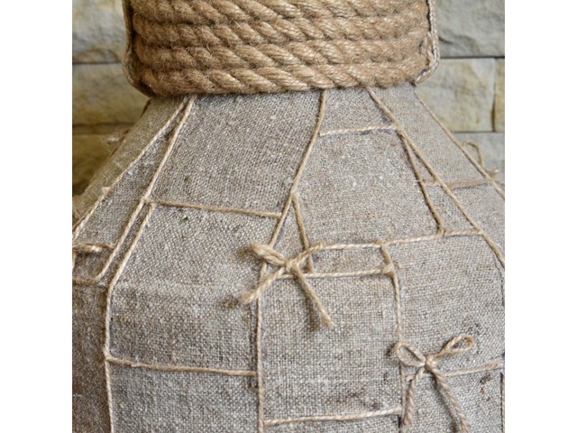 Декоративна вінтажна бочка у стилі кантрі/рустик, висота 62 см