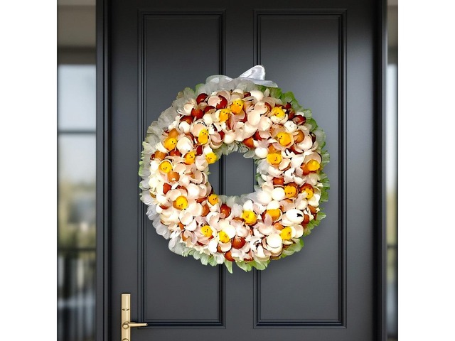 Пасхальний вінок на двері – оригінальний подарунок до Великодня