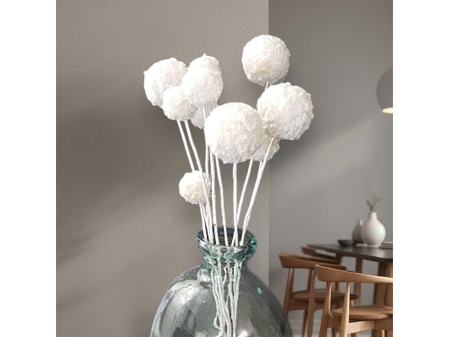 Декоративні «Рафаелло» кулі на довгих ніжках для підлогової вази