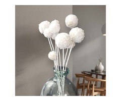 Декоративні «Рафаелло» кулі на довгих ніжках для підлогової вази