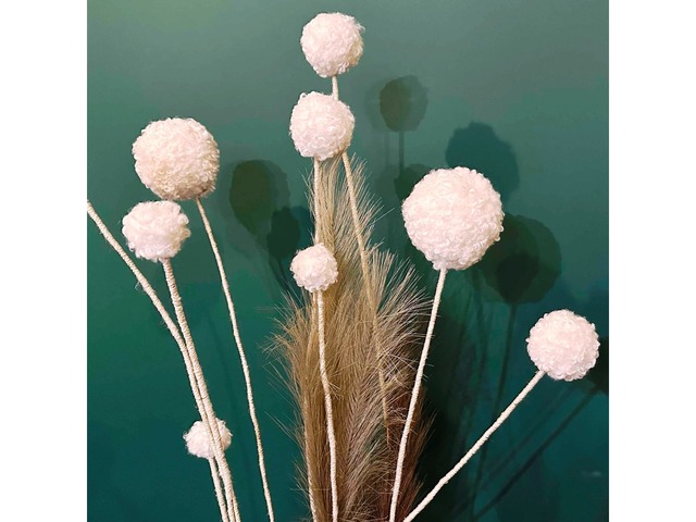 Декоративні «Рафаелло» кулі на довгих ніжках для підлогової вази