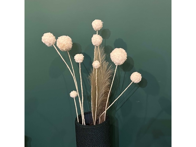 Декоративні «Рафаелло» кулі на довгих ніжках для підлогової вази