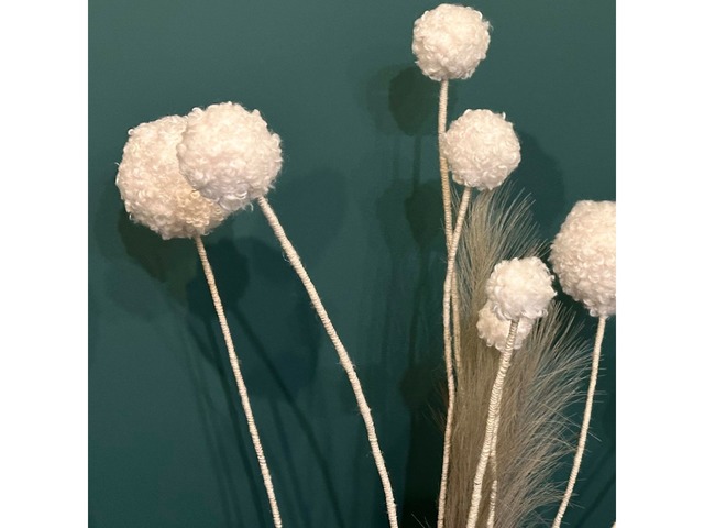 Декоративні «Рафаелло» кулі на довгих ніжках для підлогової вази