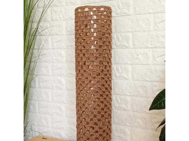 Велика підлогова ваза ручної роботи в стилі бохо, висота 68 см