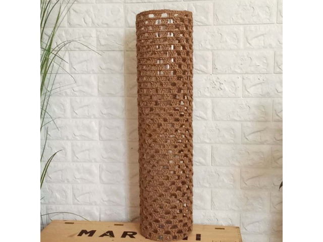 Велика підлогова ваза ручної роботи в стилі бохо, висота 68 см