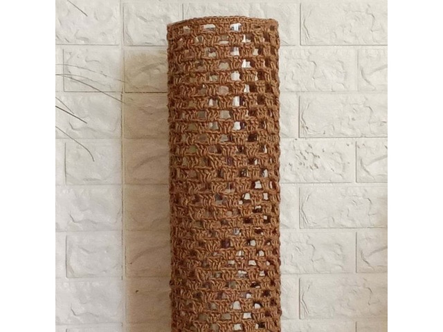 Велика підлогова ваза ручної роботи в стилі бохо, висота 68 см