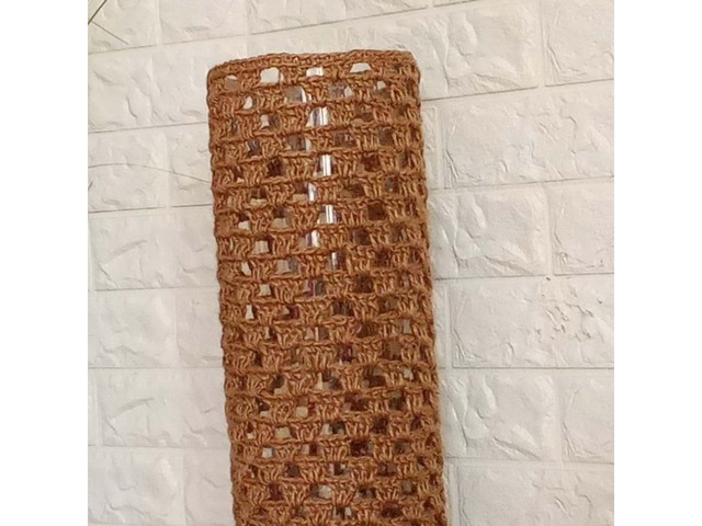 Велика підлогова ваза ручної роботи в стилі бохо, висота 68 см