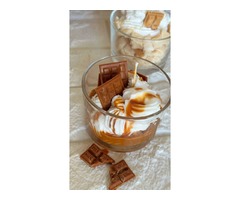 Соєва свічка Ручної Роботи Шоколадний Трайфл