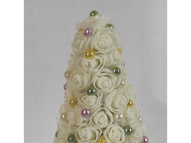 Новорічна сувенірна ялинка ручної роботи, 16 см