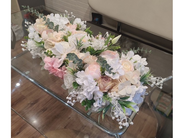 Весільні букети, декорування весілля, квіткові композиції на стіл наречених