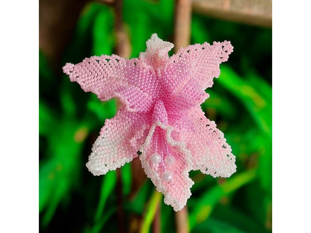 Брошка- трансформер "орхідея