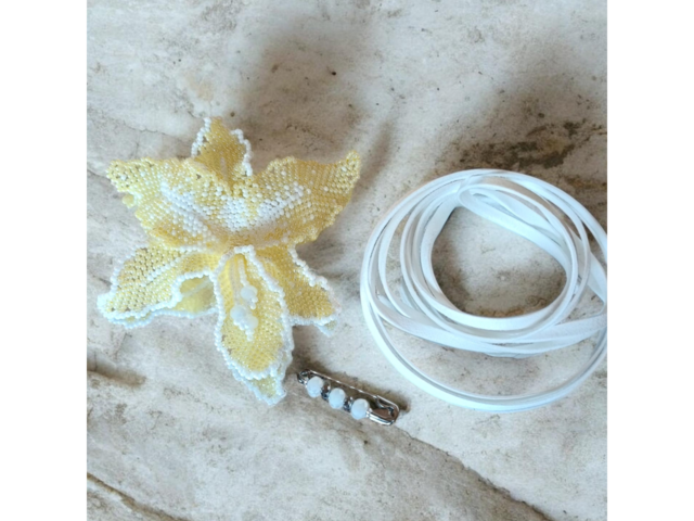 Брошка- трансформер "орхідея