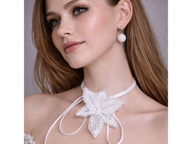 Брошка- трансформер "орхідея