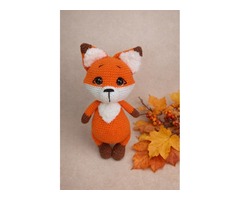 Лисичка, м'яка іграшка, ручна робота