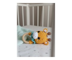 Брязкальце жирафик, ручна робота