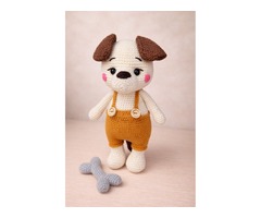 Собачка з кісточкою, ручна робота