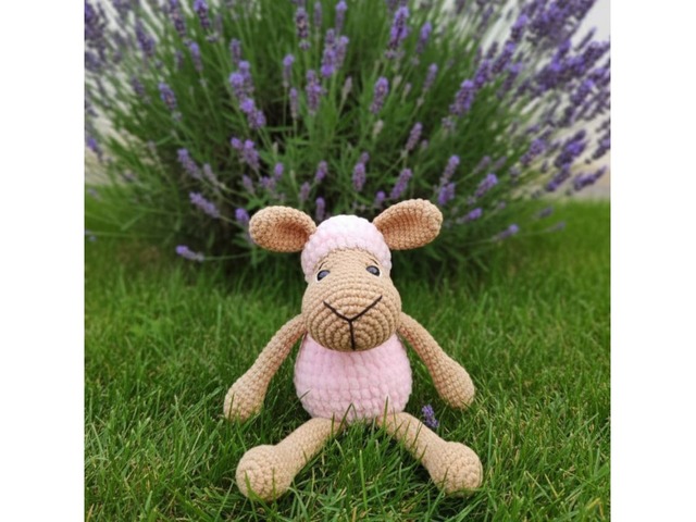 Овечка плюшева, ручна робота