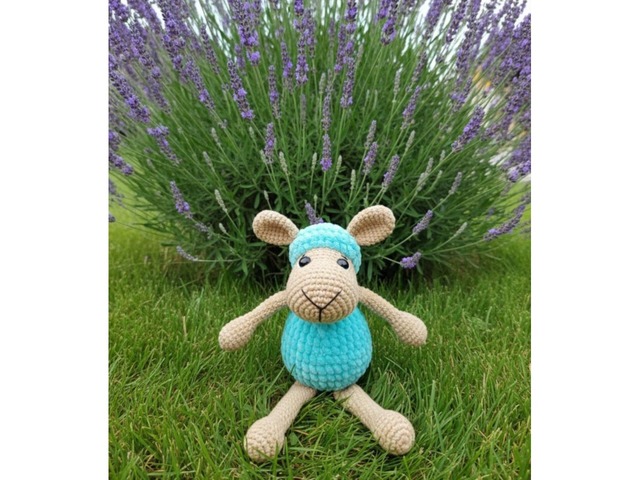 Овечка плюшева, ручна робота