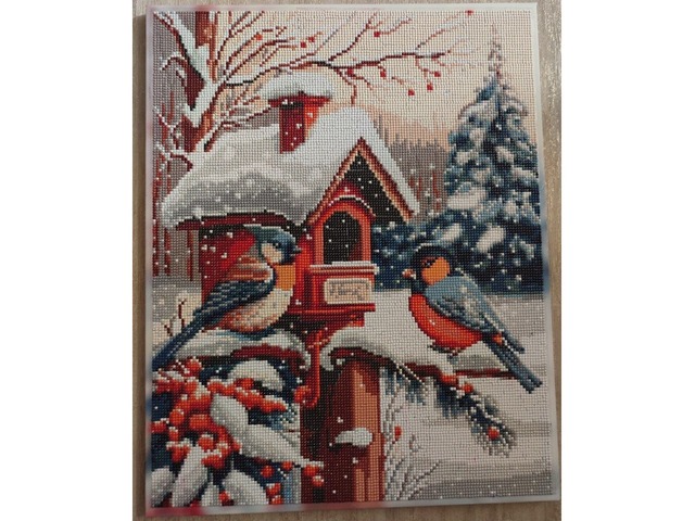 Готова картина з алмазної мозаїки (ручна робота)