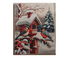 Готова картина з алмазної мозаїки (ручна робота)