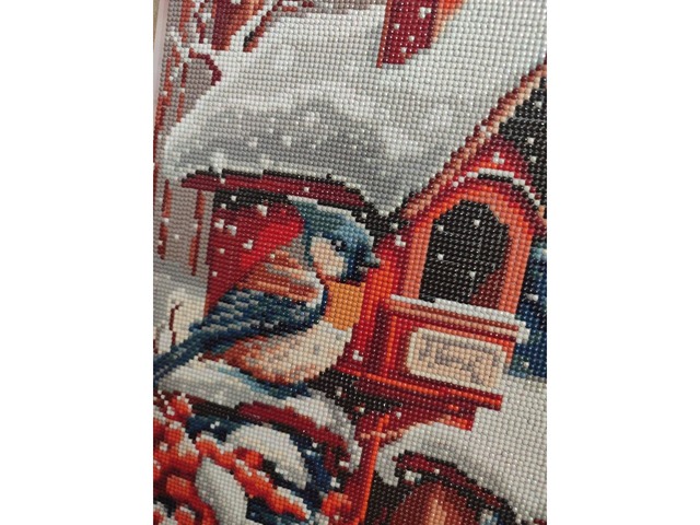 Готова картина з алмазної мозаїки (ручна робота)