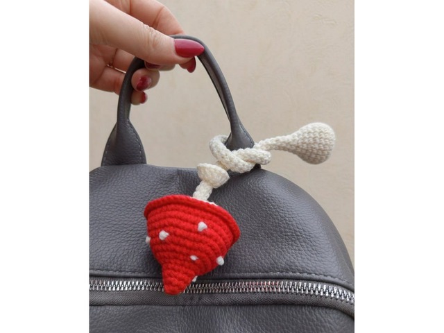 Мухомор, зав'язка на рюкзак, сумку