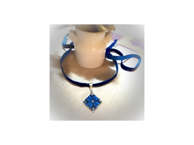 Підвіс Алатир Оберіг.Мікровишивка.