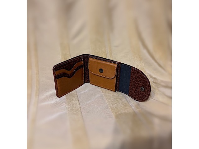 Гаманець шкіряний, ручної роботи на замовлення