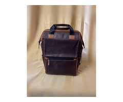 Рюкзак шкіряний, ручної роботи на замовлення