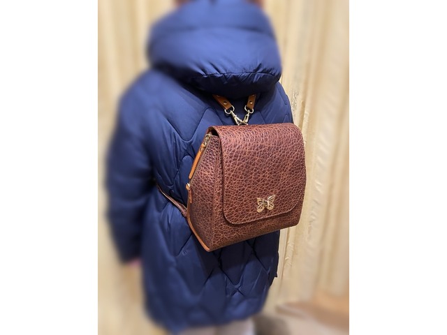 Рюкзак шкіряний, ручної роботи на замовлення