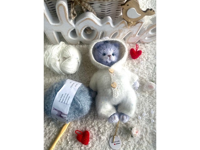 В’язаний мімішний котик на подарунок