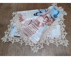 Ажурное выфельное полотенце