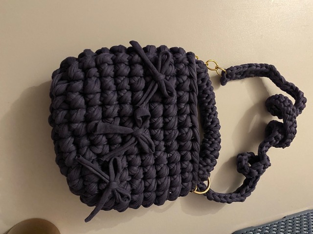 Вʼязана сумка ручної роботи