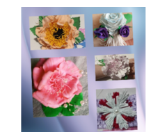 Квітковий браслет, бутон'єрка на руку - фоаміран