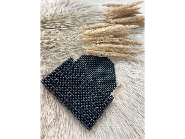 Сумка з перлин,с золотим ланцюжком