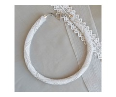 Прикраса із бісеру кольє-джгут 