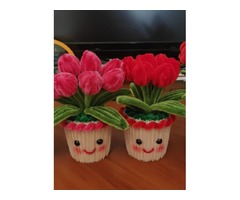 Милі пухнасті подаруночки із синельного дроту